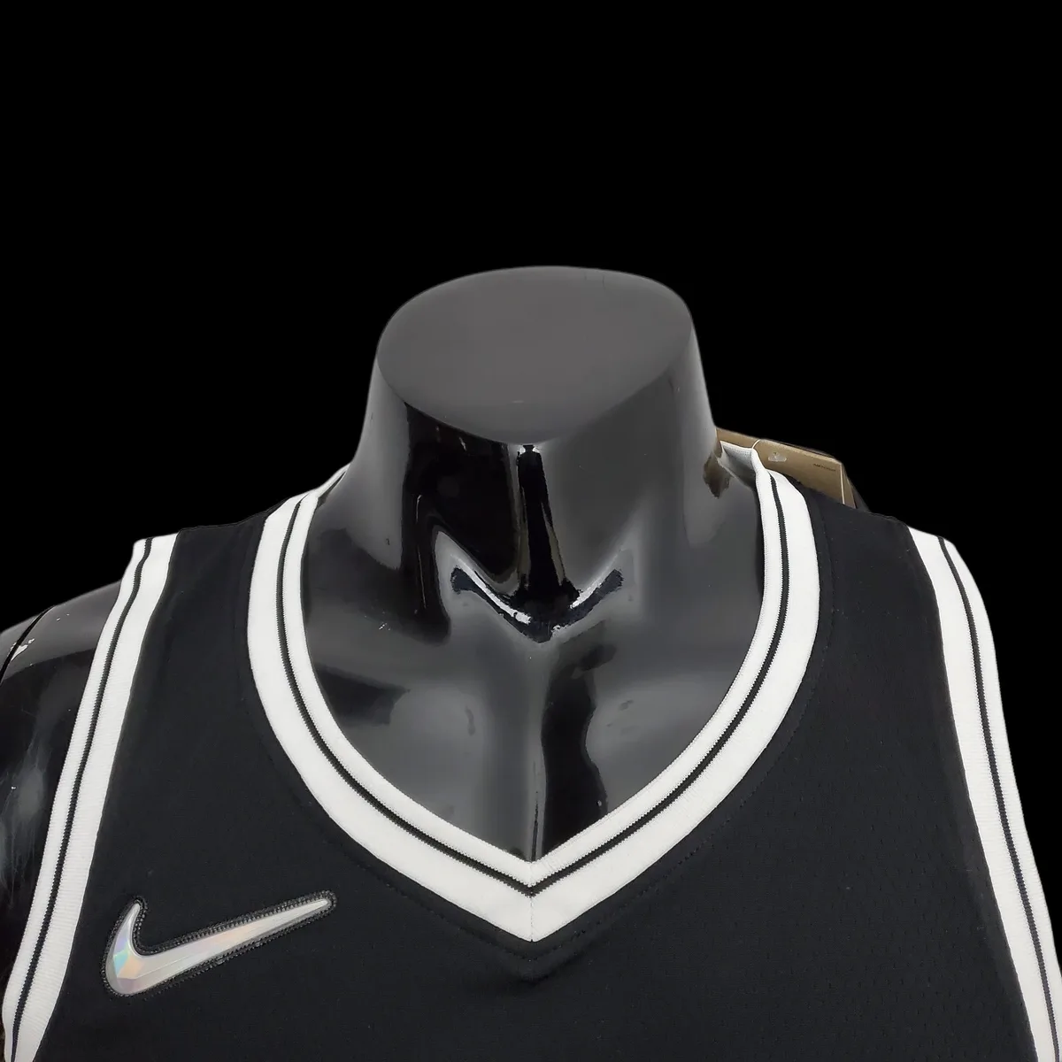 75th Anniversary Curry #30 Nets Black NBA Jersey, foto 5