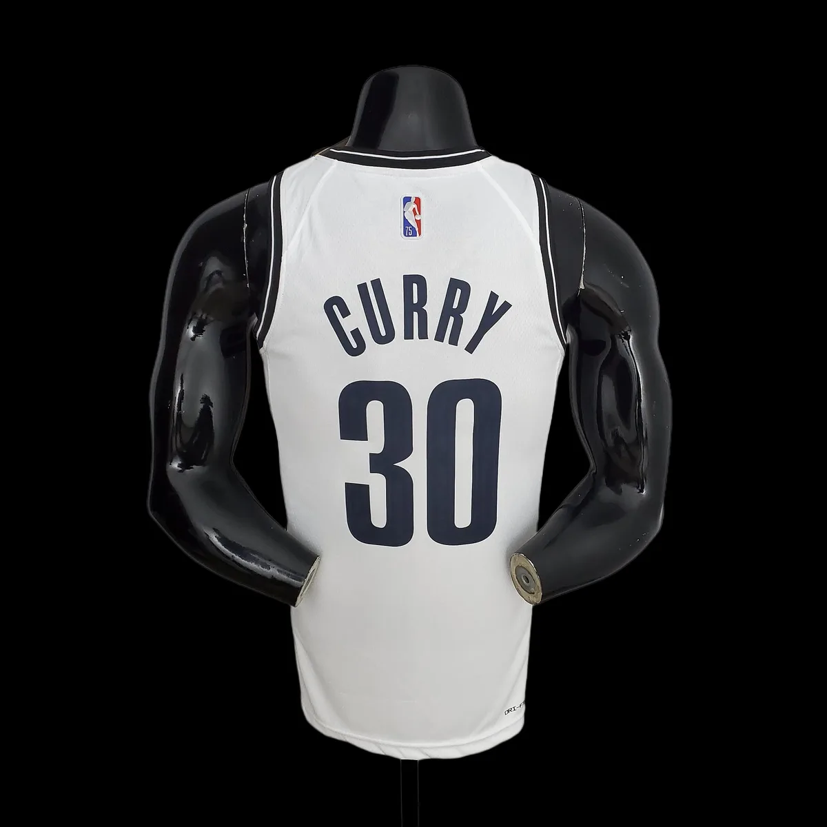 75th Anniversary Curry #30 Nets White NBA Jersey, foto 2