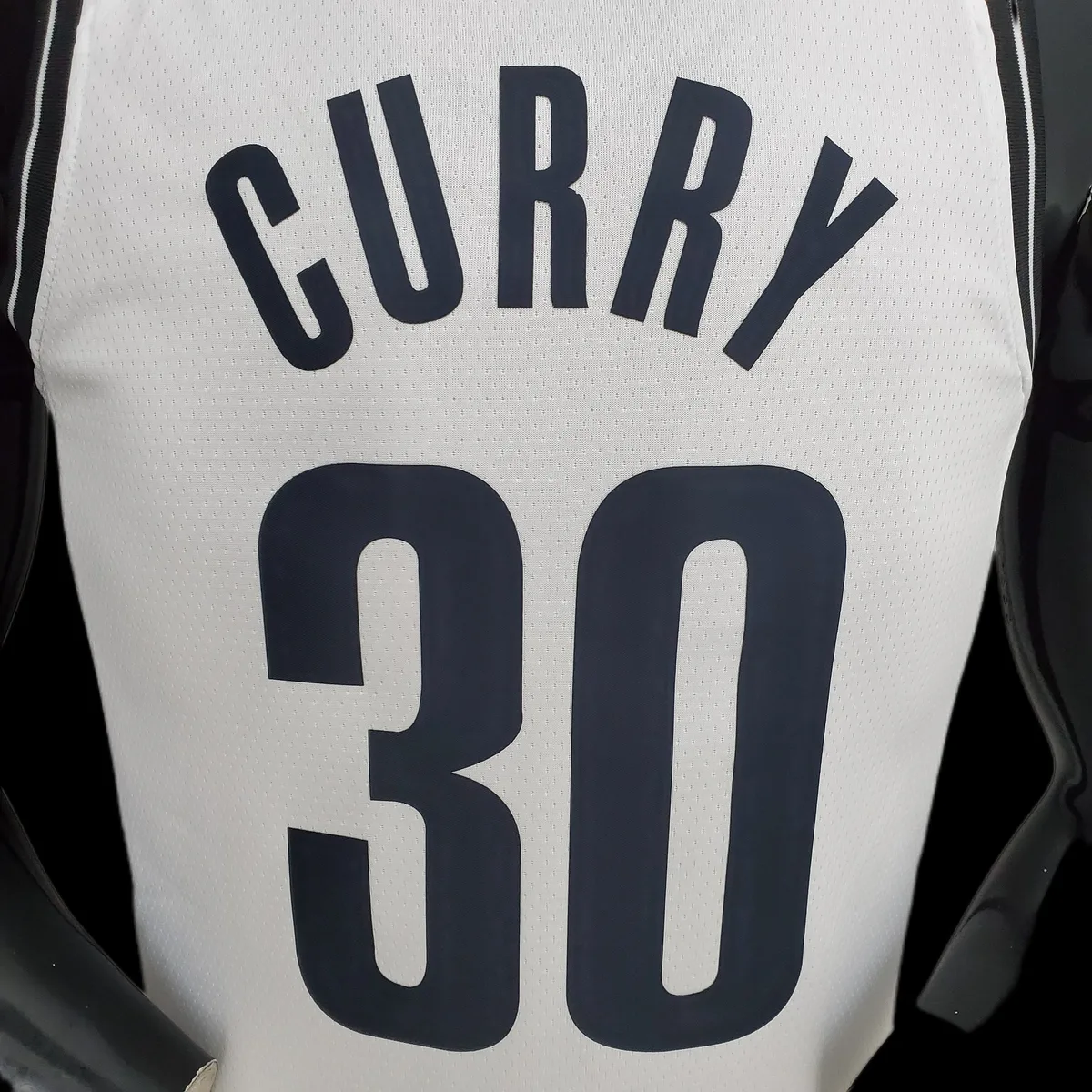 75th Anniversary Curry #30 Nets White NBA Jersey, foto 4