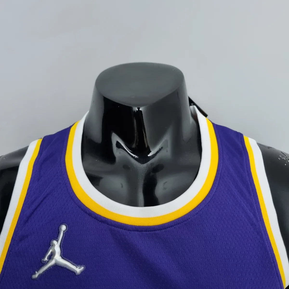 75th Anniversary Davis #3 Los Angeles Lakers Jordan Purple NBA Jersey, foto 6