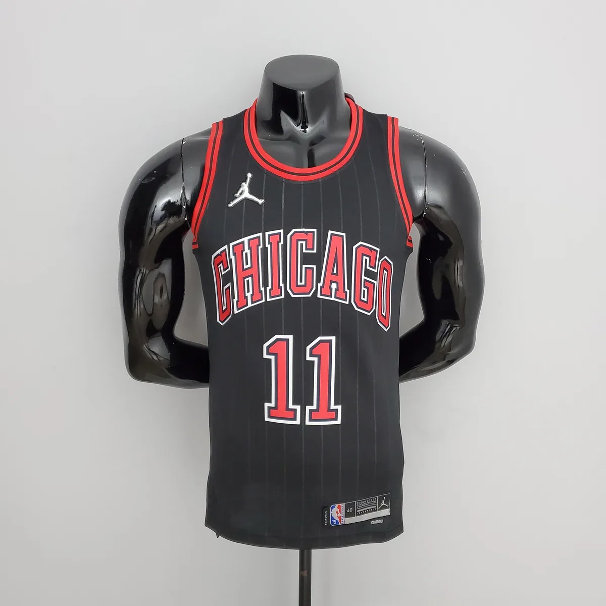 75th Anniversary DeRozan#11 Bulls Flyers Black NBA Jersey, foto 1