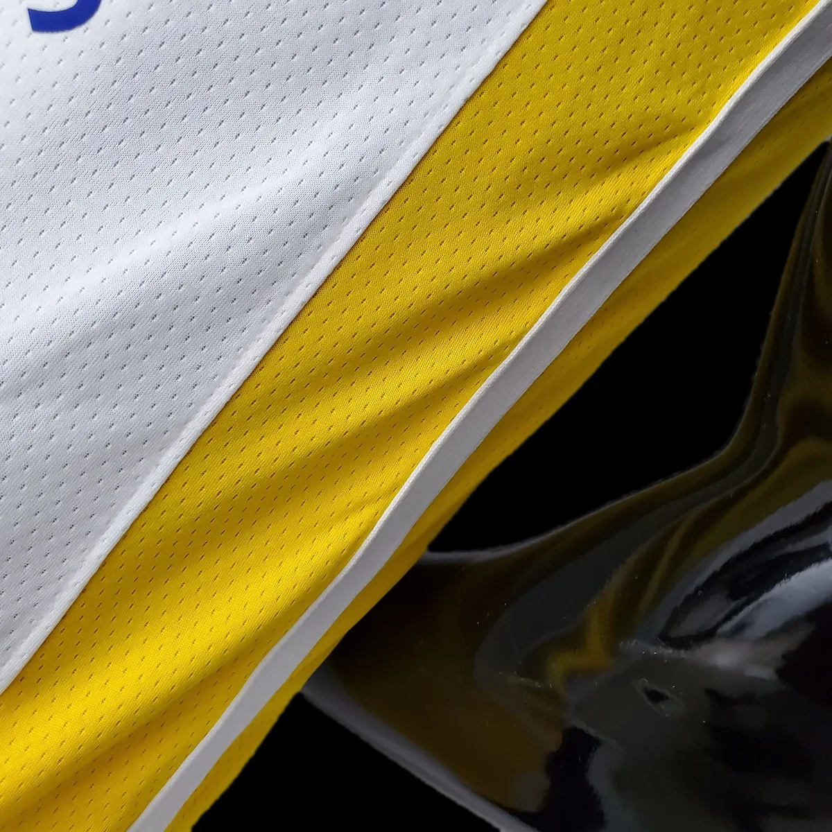 75th Anniversary Golden State Warriors Curry #30 Mexico Edition White NBA Jersey, foto 6