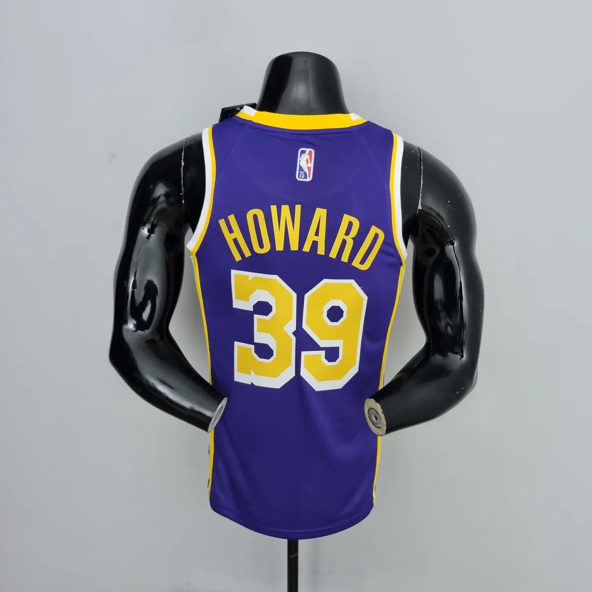 75th Anniversary Howard #39 Los Angeles Lakers Jordan Purple NBA Jersey, foto 5