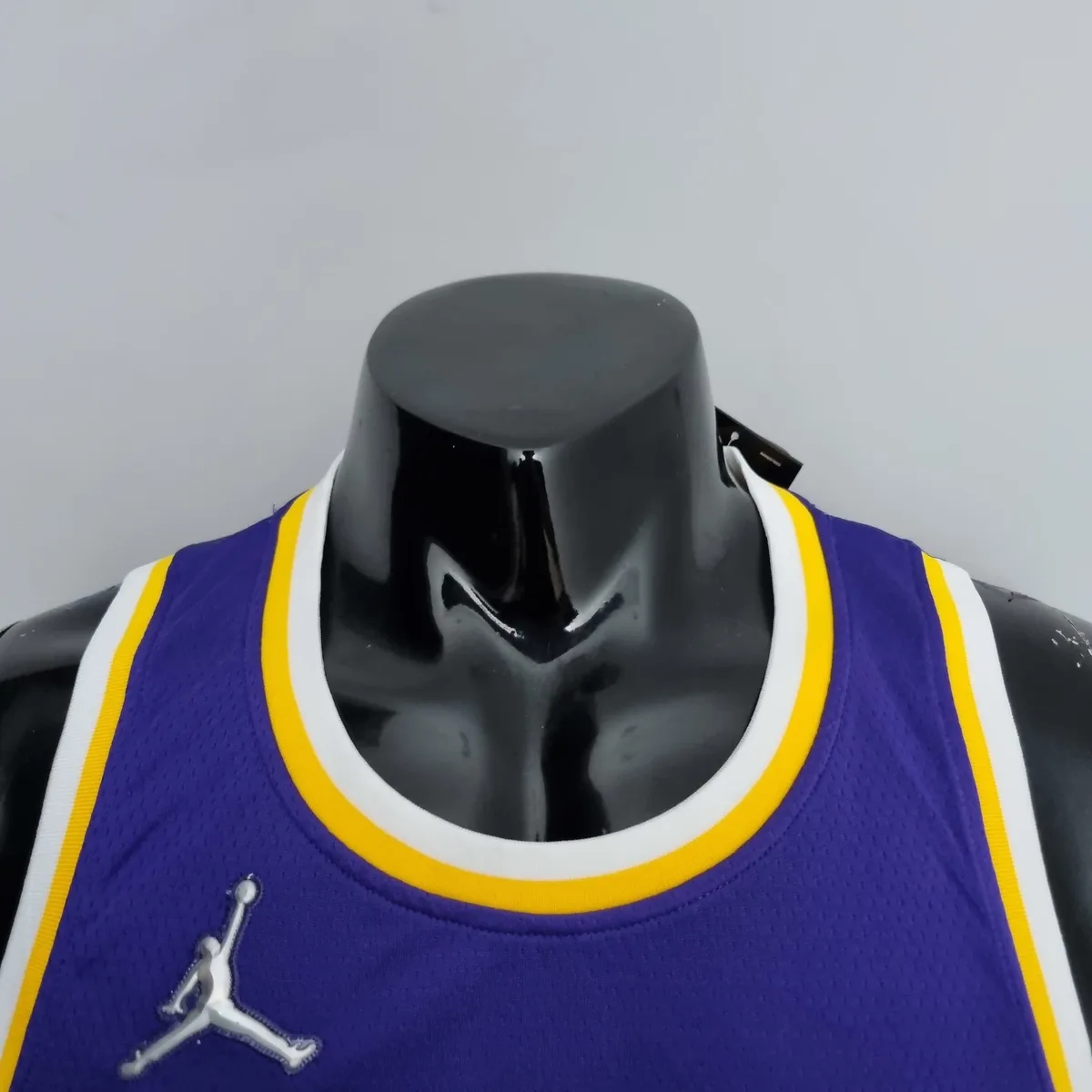 75th Anniversary James #23 Los Angeles Lakers Jordan Purple NBA Jersey, foto 6