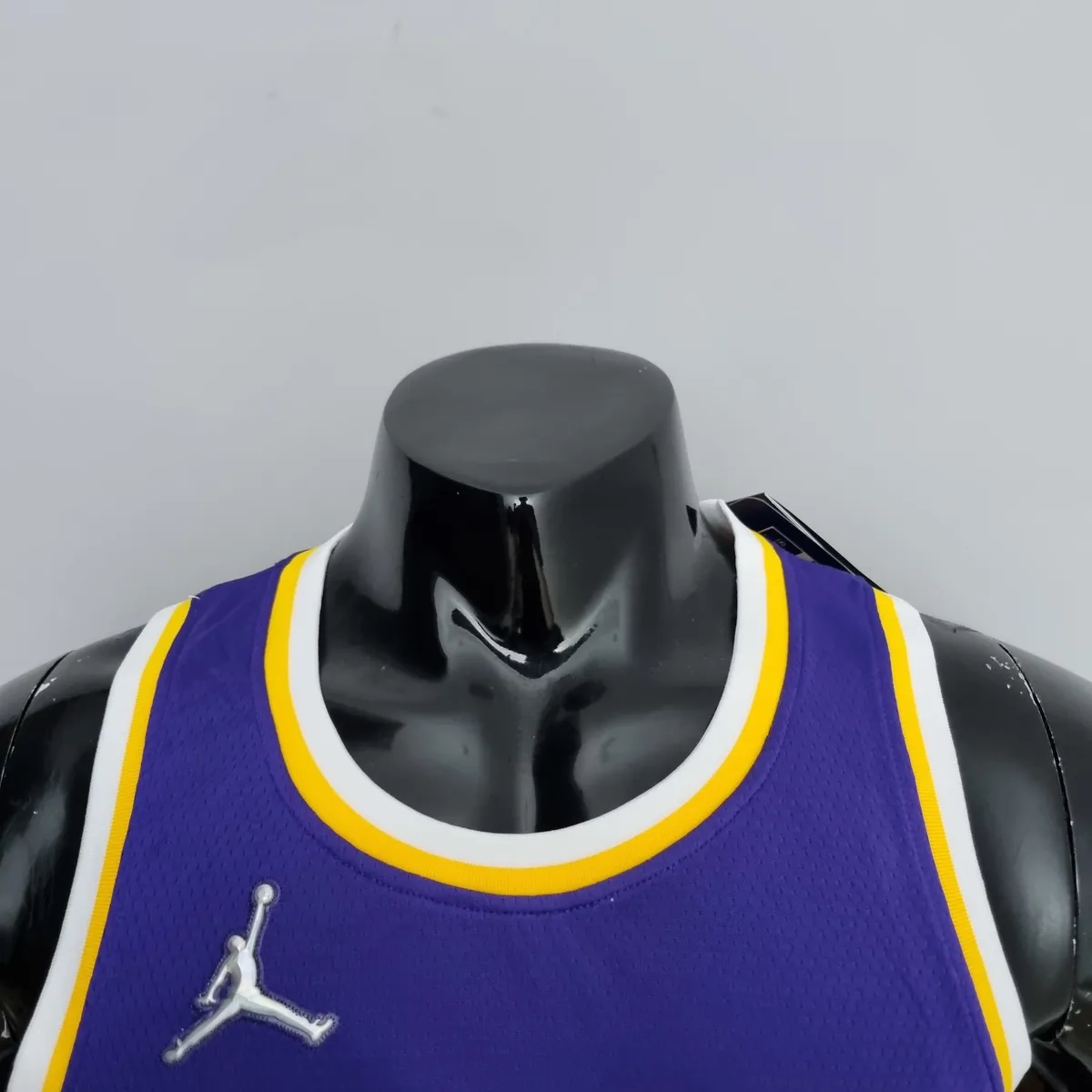 75th Anniversary James #6 Los Angeles Lakers Jordan Purple NBA Jersey, foto 5