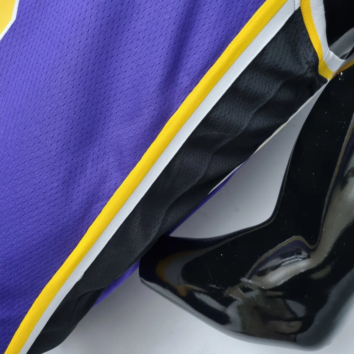75th Anniversary James #6 Los Angeles Lakers Jordan Purple NBA Jersey, foto 6