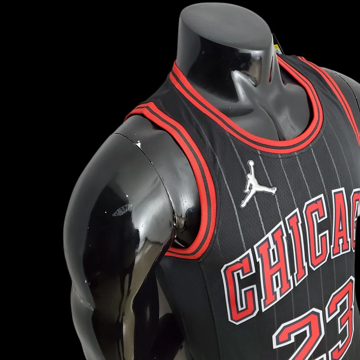 75th Anniversary Jordan #23 Bulls Flyers Black NBA Jersey, foto 2