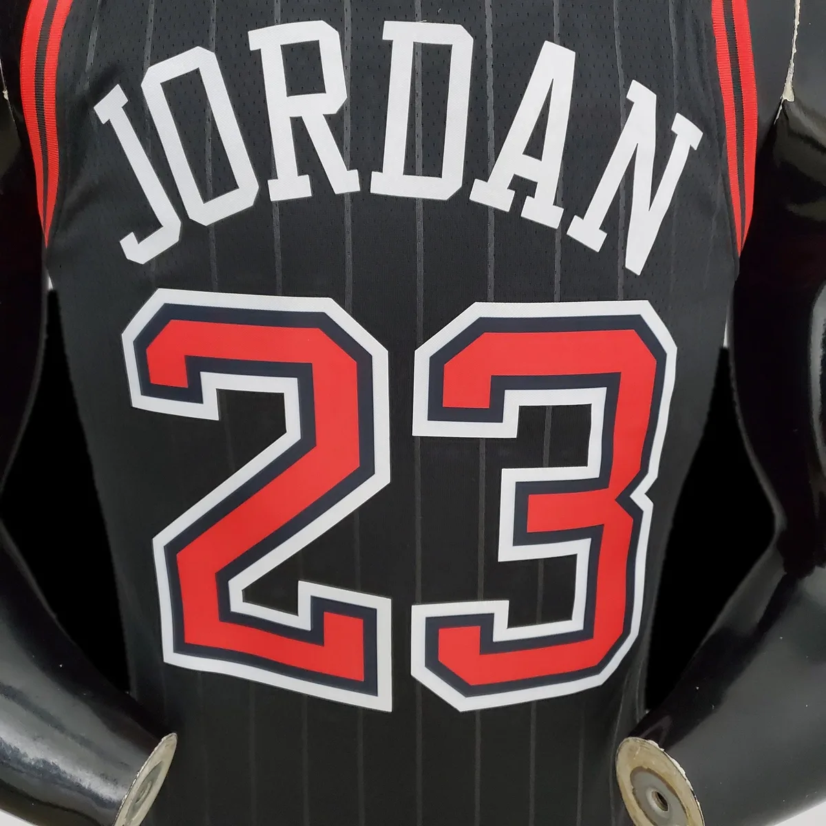 75th Anniversary Jordan #23 Bulls Flyers Black NBA Jersey, foto 5