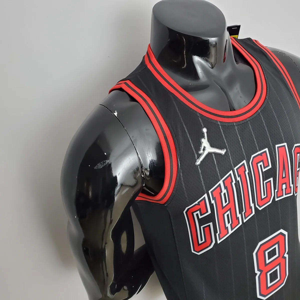 75th Anniversary LaVine#8 Bulls Flyers Black NBA Jersey, foto 6