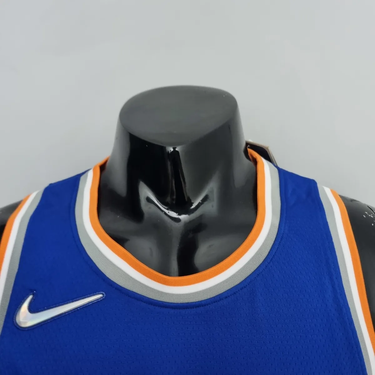 75th Anniversary Lin #17 New York Knicks Blue NBA Jersey, foto 4