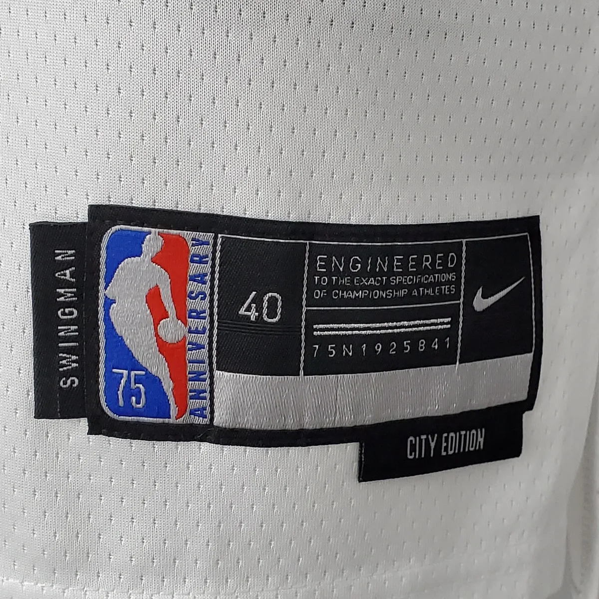 75th Anniversary Oklahoma City Thunder City GILGEOUS-ALEXANDER#2 Edition White NBA Jersey, foto 6