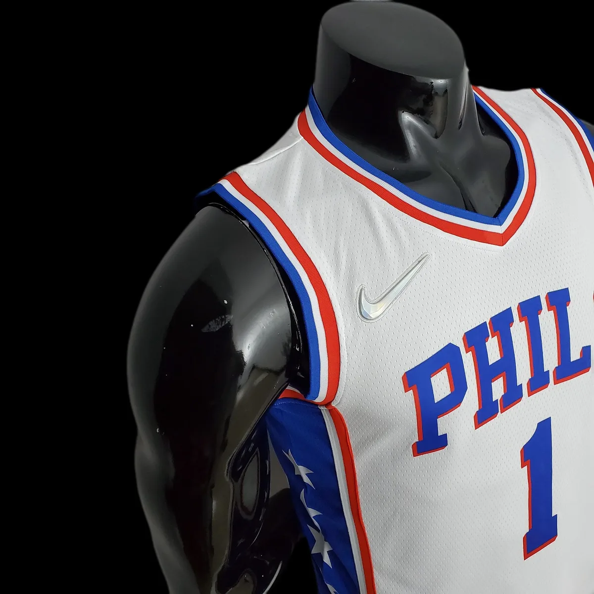 75th Anniversary Philadelphia 76ers HARDEN#1 White NBA Jersey S-XXL, foto 3