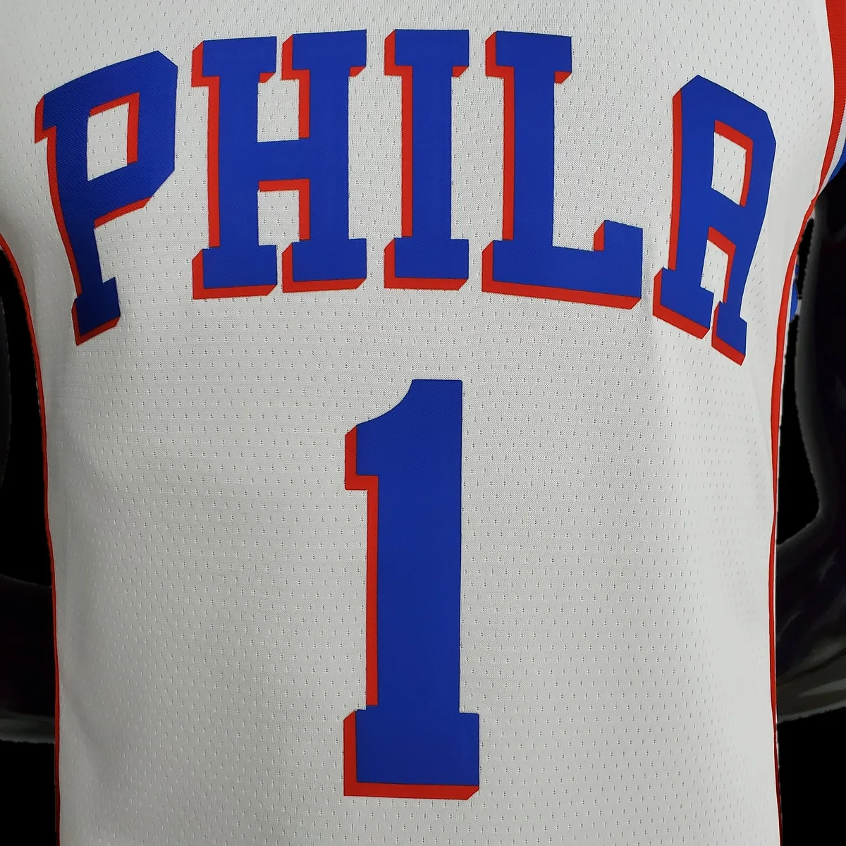 75th Anniversary Philadelphia 76ers HARDEN#1 White NBA Jersey S-XXL, foto 6