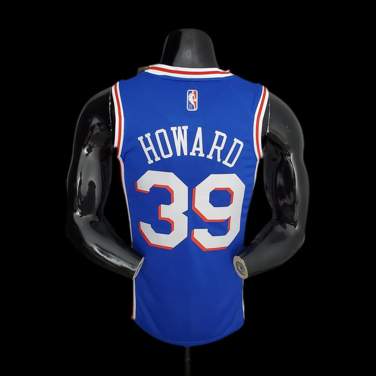 75th Anniversary Philadelphia 76ers HOWARD#39 Blue NBA Jersey S-XXL, foto 4