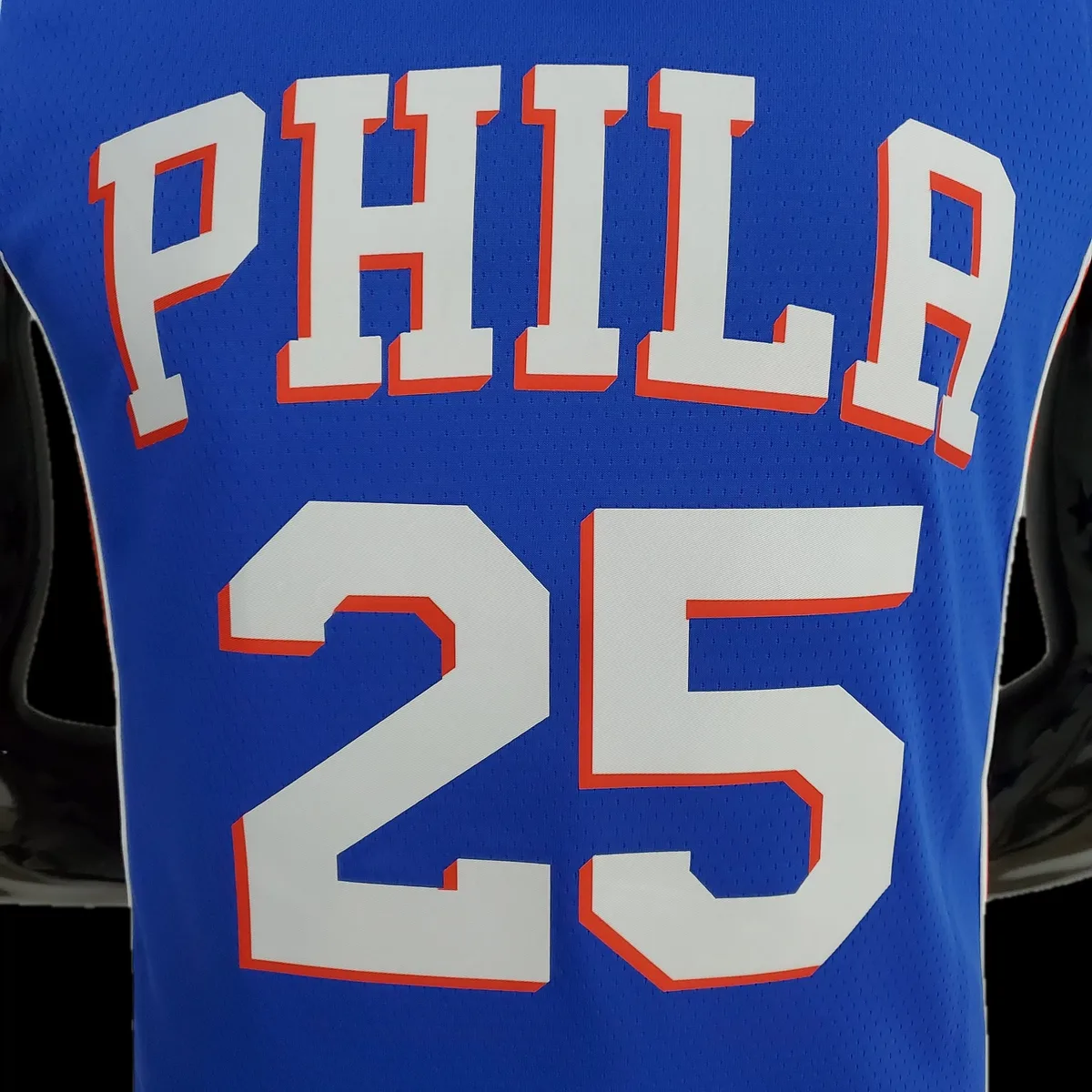 75th Anniversary Philadelphia 76ers SIMMONS#25 Blue NBA Jersey S-XXL, foto 6