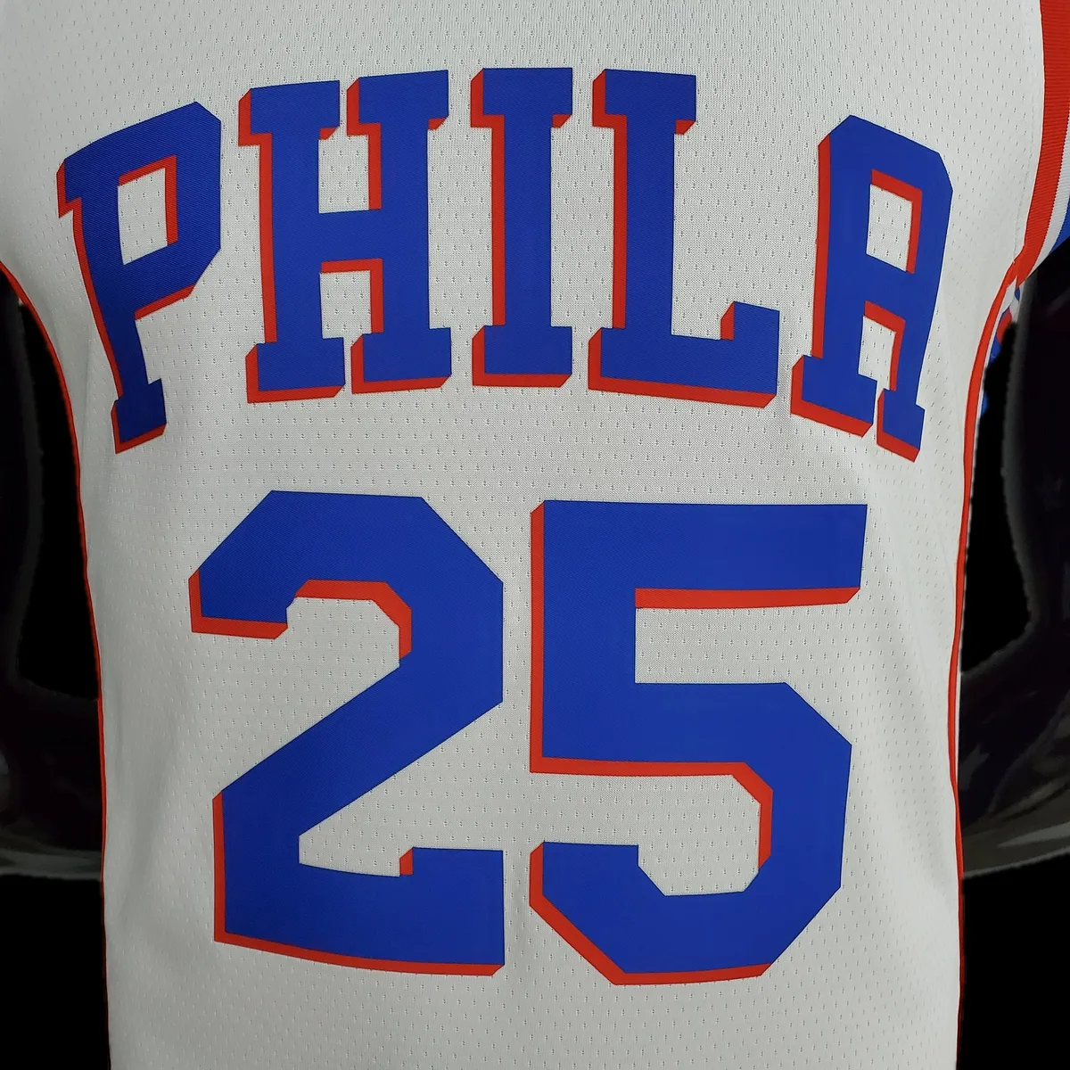 75th Anniversary Philadelphia 76ers SIMMONS#25 White NBA Jersey S-XXL, foto 5