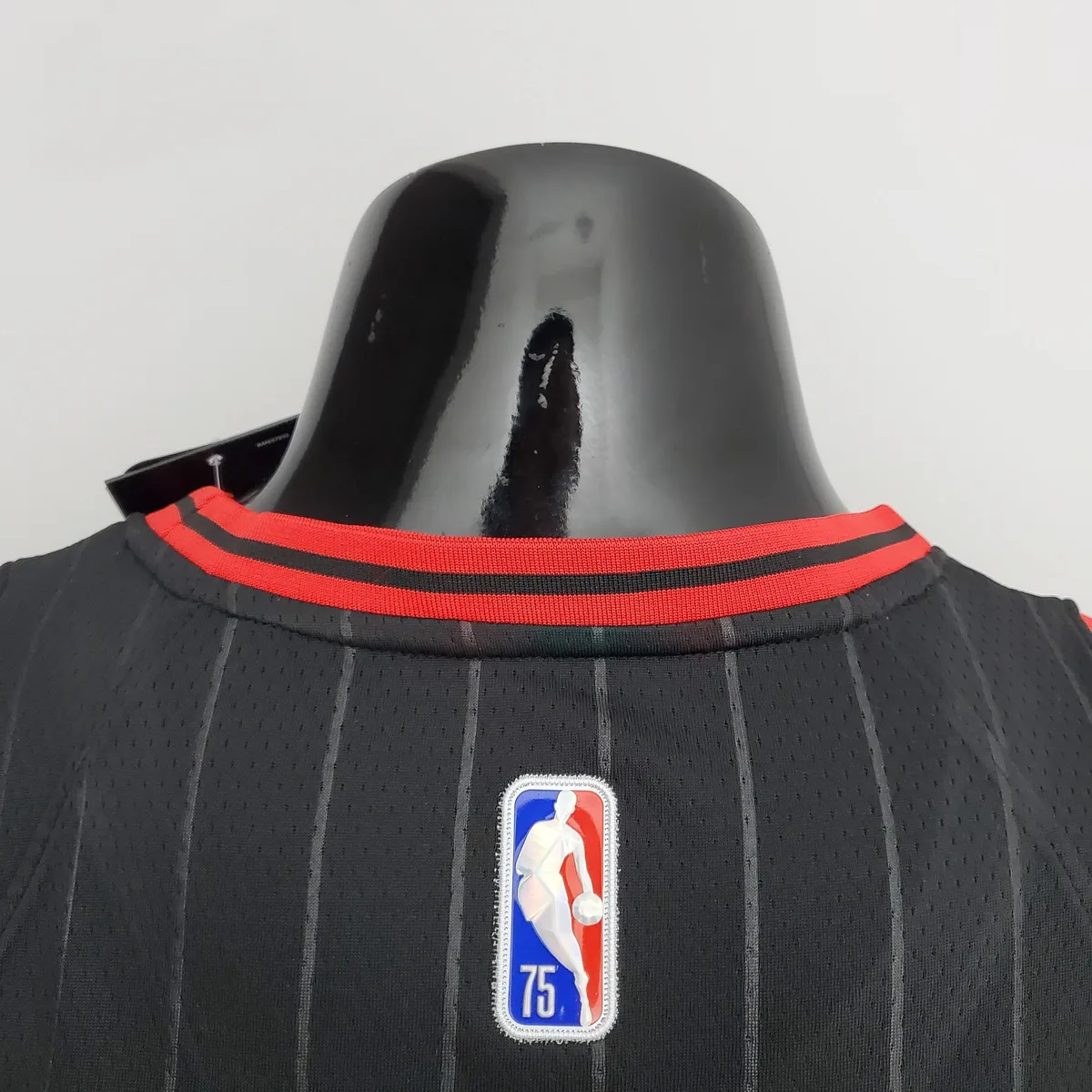 75th Anniversary Pippen#33 Bulls Flyers Black NBA Jersey, foto 3