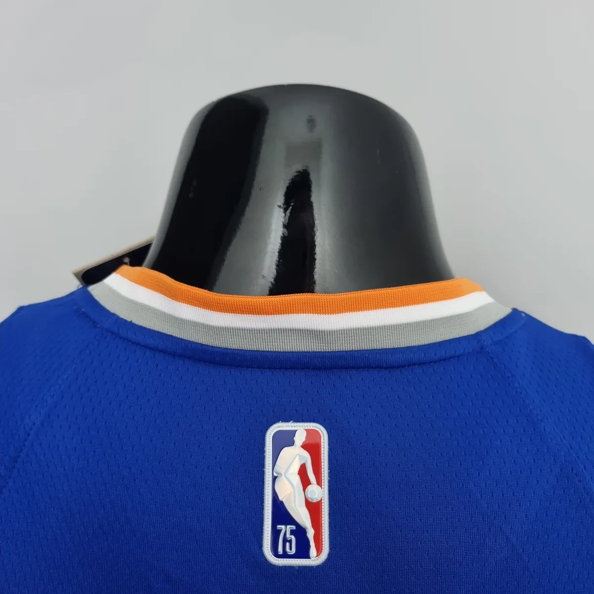 75th Anniversary Randle #30 New York Knicks Blue NBA Jersey, foto 3