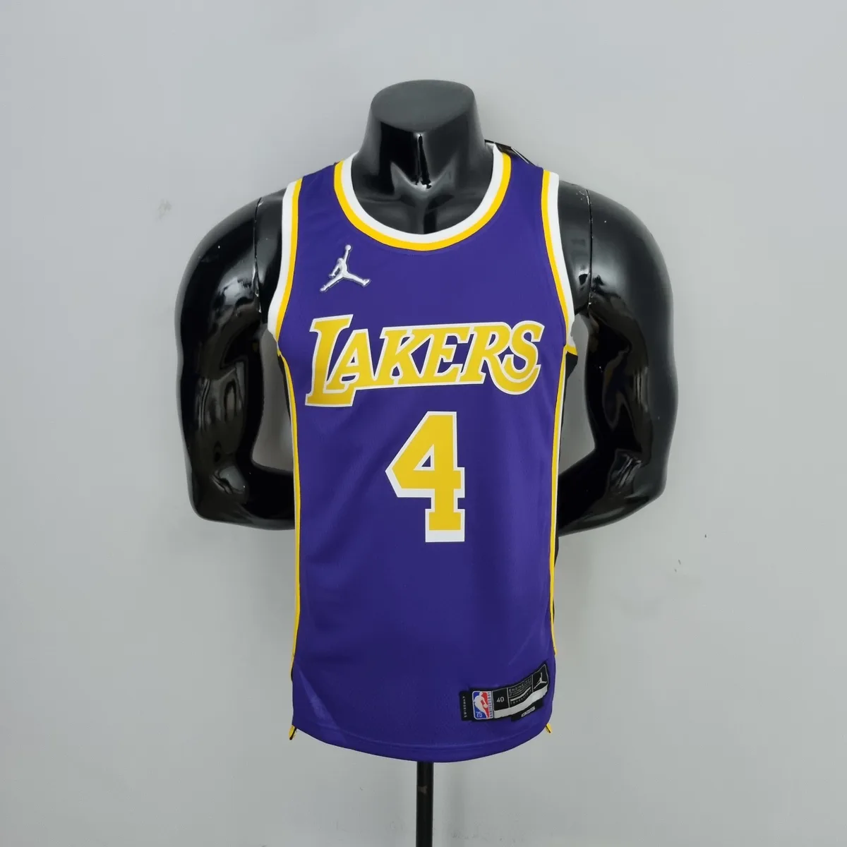 75th Anniversary Rondo #4 Los Angeles Lakers Jordan Purple NBA Jersey, foto 1