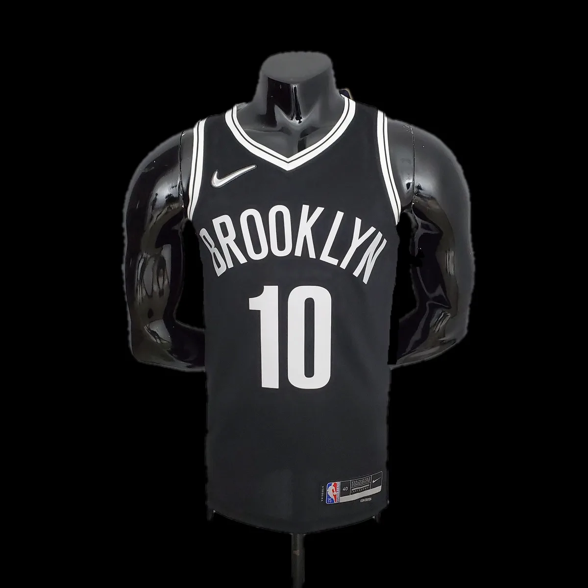 75th Anniversary Simmons #10 Nets Black NBA Jersey, foto 1