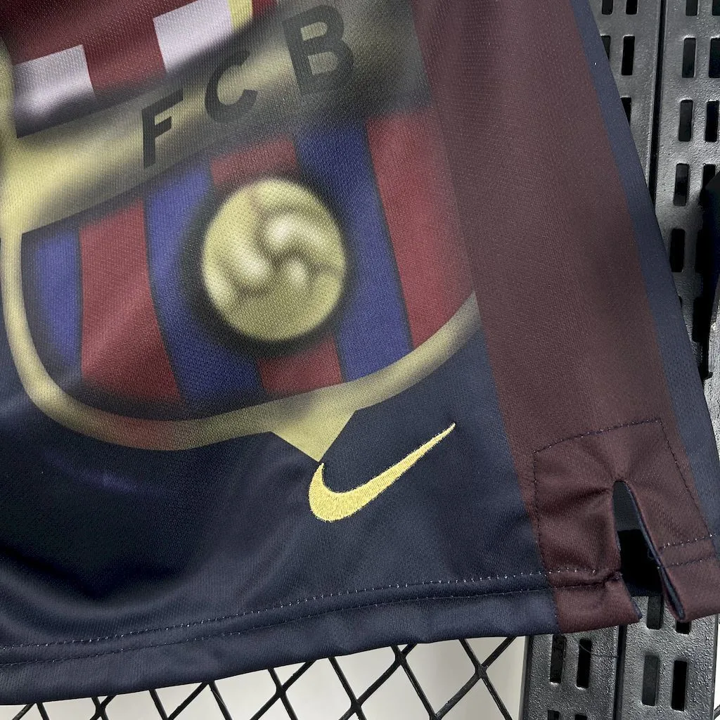AA Barcelona 2000/01 Home Retro Skeleton Shorts, foto 5