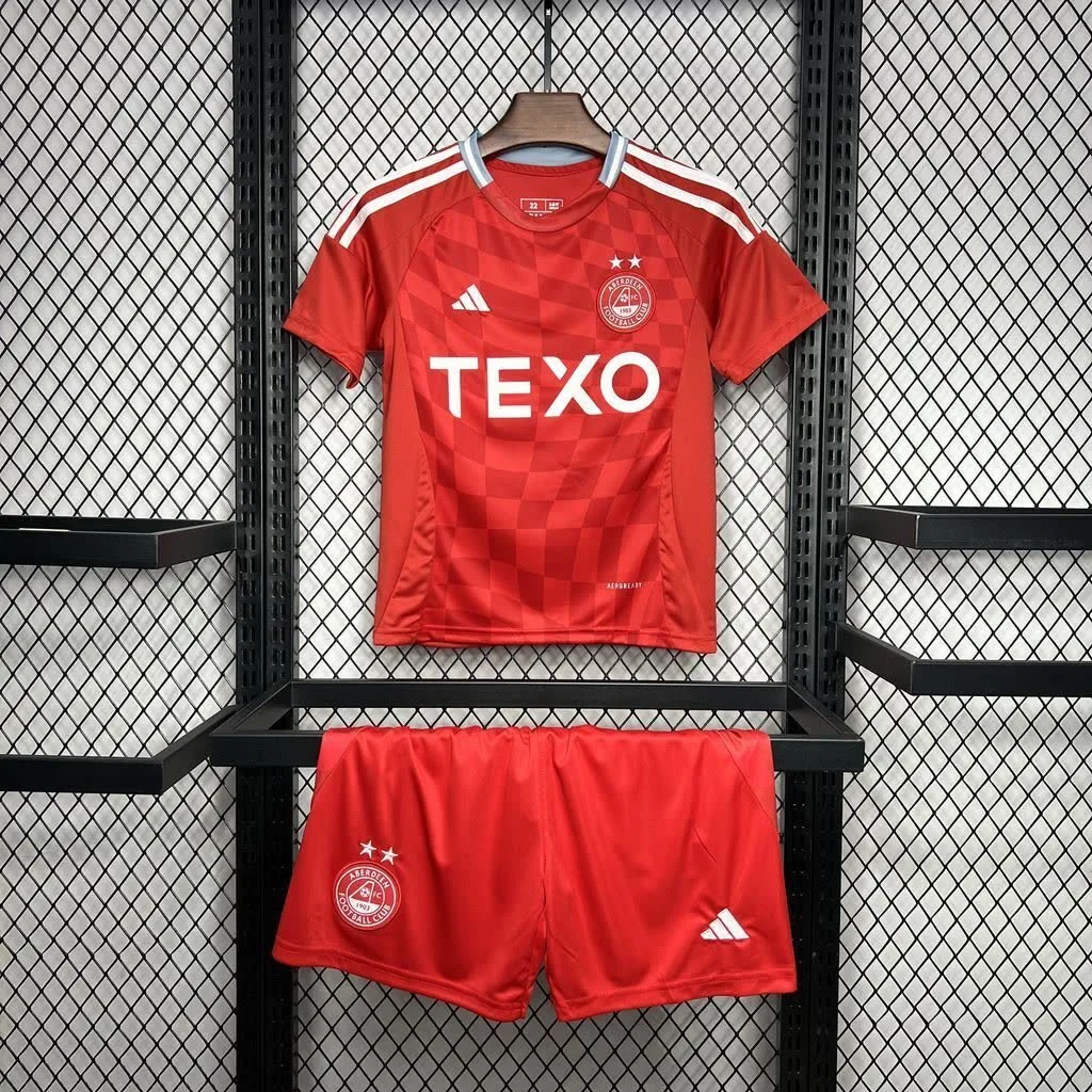 Aberdeen F.C 2024/25 Home Kids Kit, foto 1