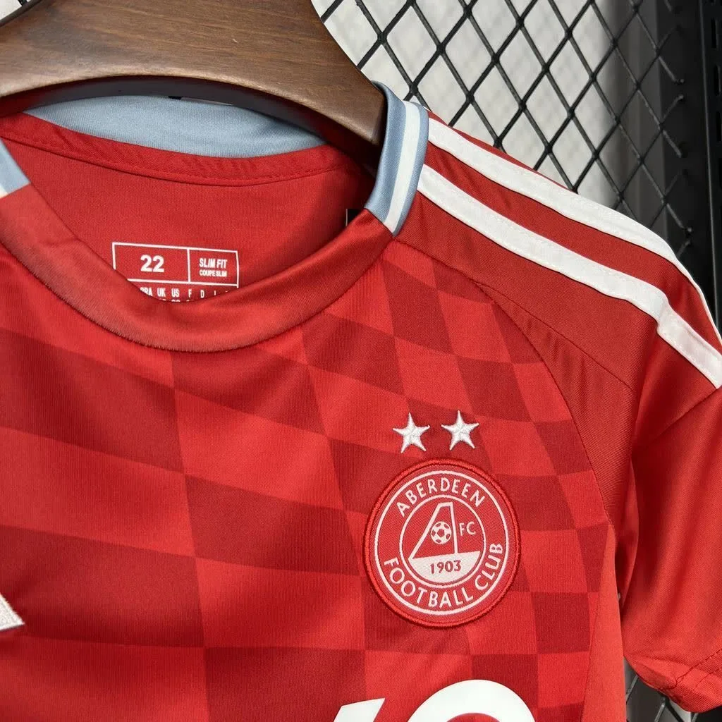 Aberdeen F.C 2024/25 Home Kids Kit, foto 4