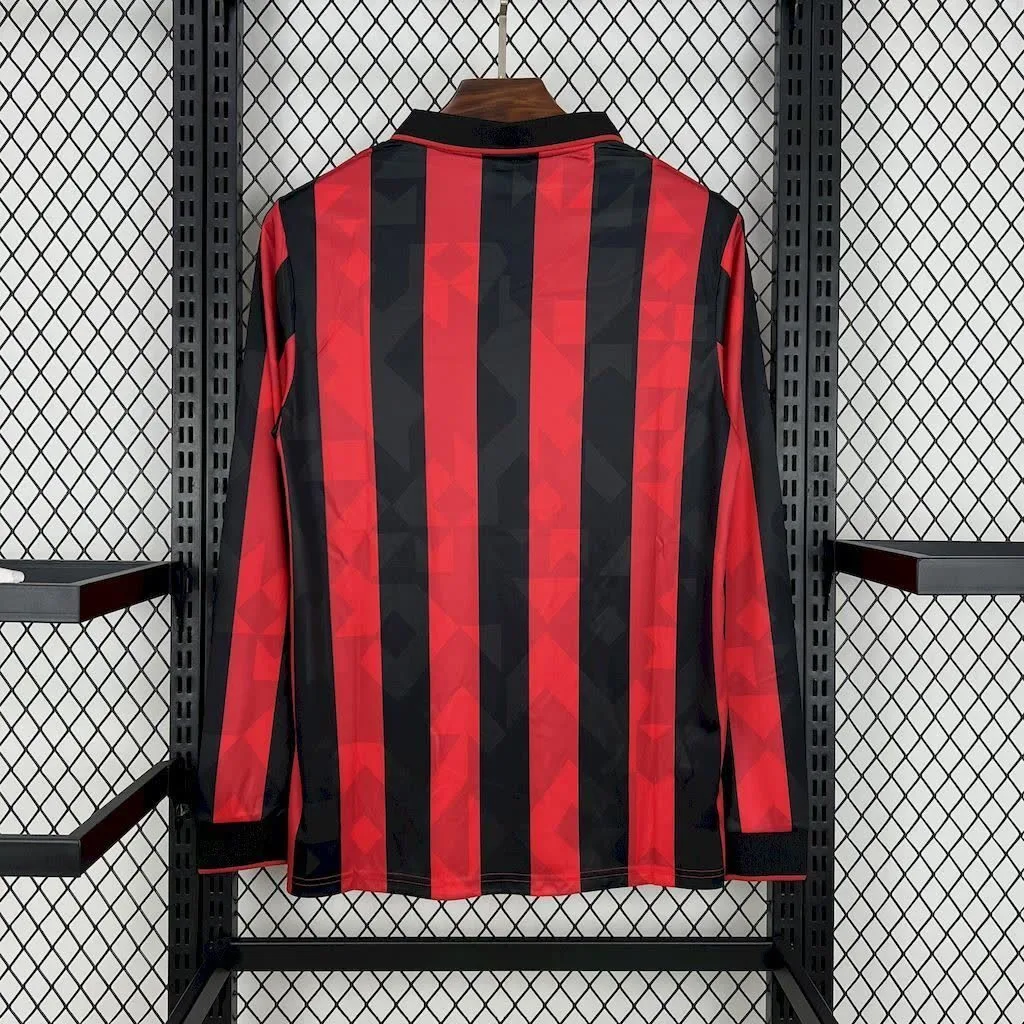 AC Milan 1993/94 Home Long Sleeves Retro Jersey, foto 2