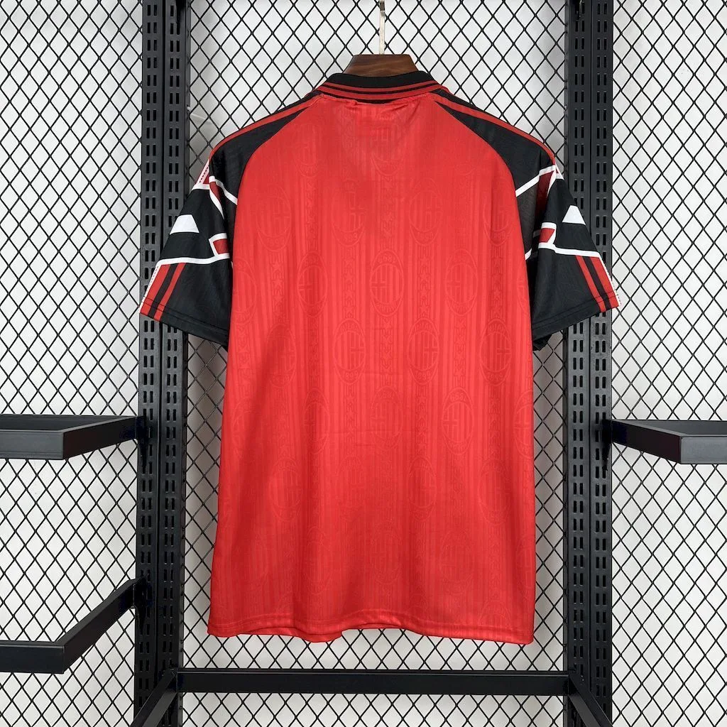 AC Milan 1998/99 Away Red Retro Jersey, foto 2