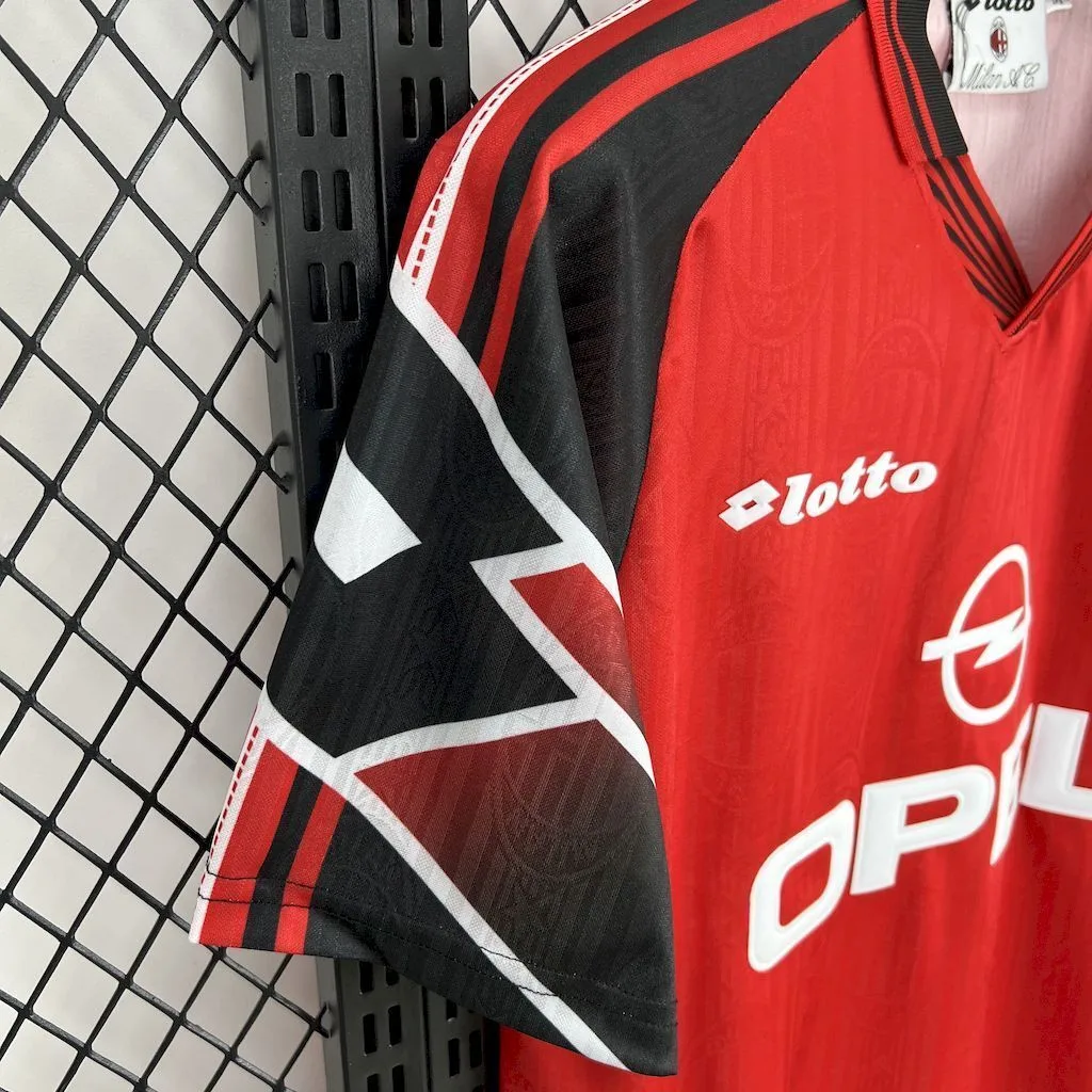 AC Milan 1998/99 Away Red Retro Jersey, foto 3