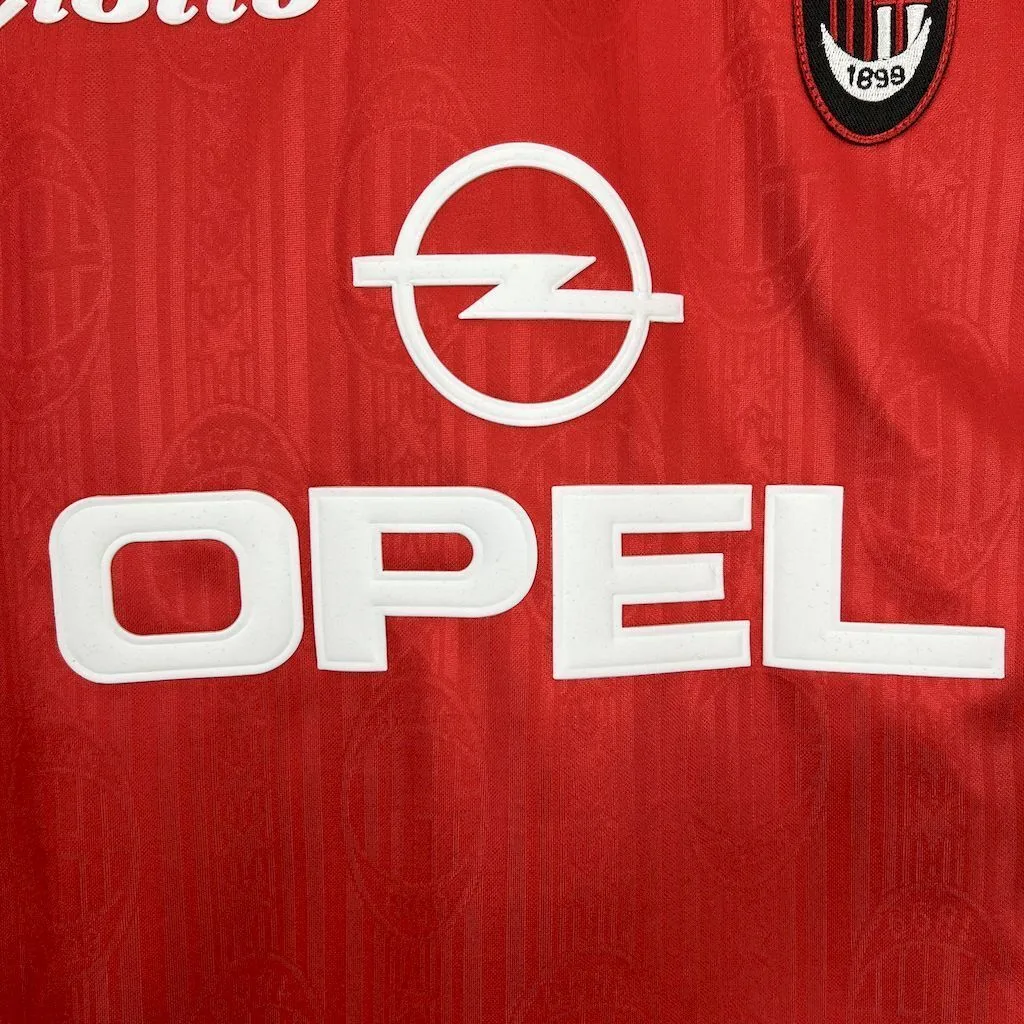 AC Milan 1998/99 Away Red Retro Jersey, foto 5