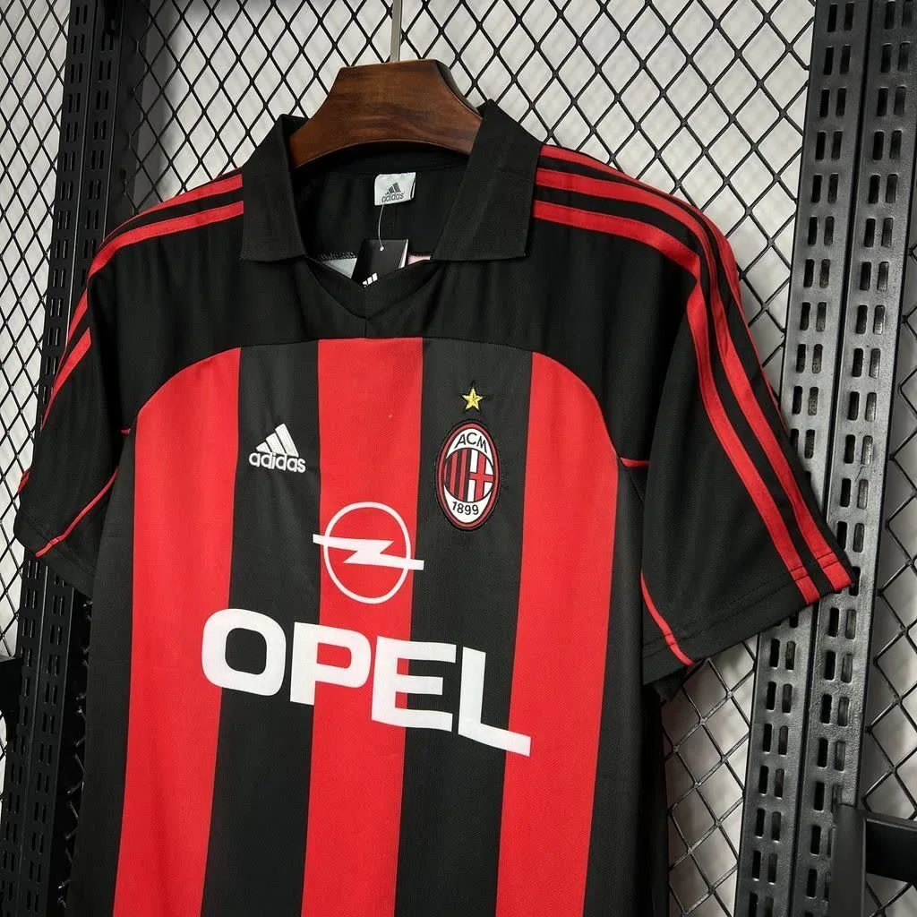 AC Milan 2000/02 Home Retro Jersey, foto 4
