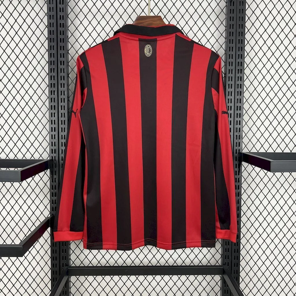 AC Milan 2024/25 125th Anniversary Edition Long Sleeves Retro Jersey, foto 2