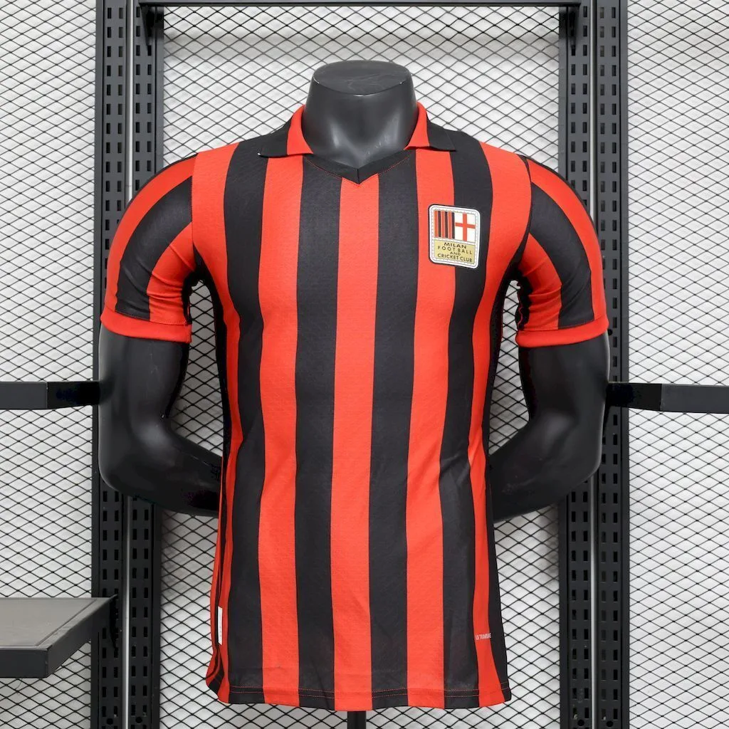 AC Milan 2024/25 125th Anniversary Edition Retro Jersey Player Version, foto 1