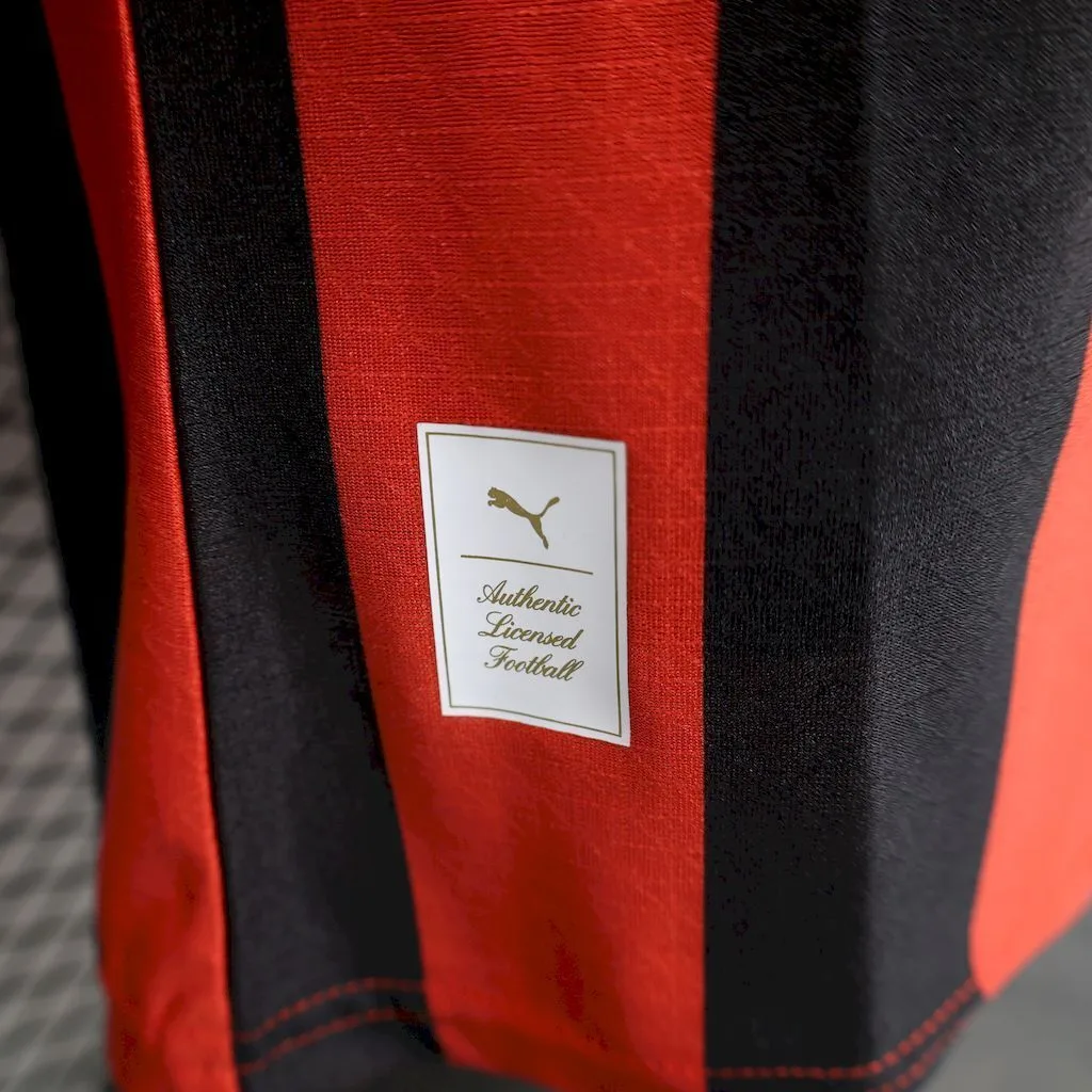 AC Milan 2024/25 125th Anniversary Edition Retro Long Sleeves Jersey Player Version, foto 6