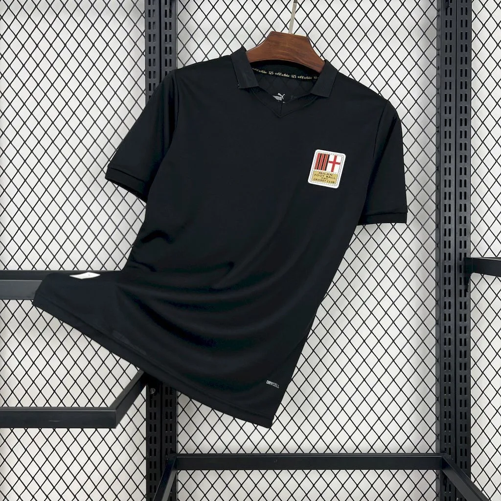 AC Milan 2024/25 125th Black goalkeeper Retro Jersey, foto 1
