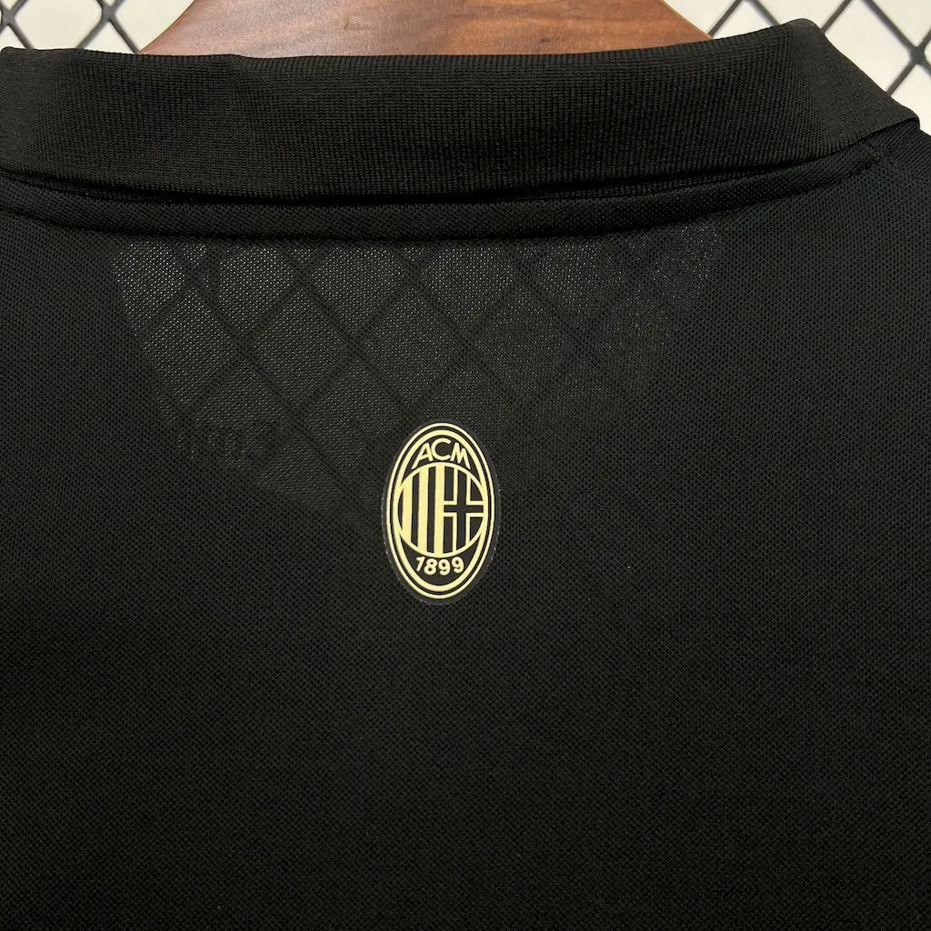 AC Milan 2024/25 125th Black goalkeeper Retro Jersey, foto 2