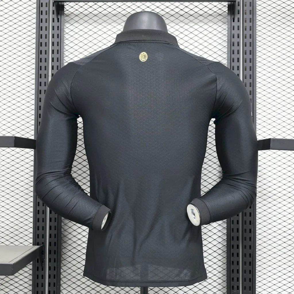 AC Milan 2024/25 125th Black goalkeeper Retro Long Sleeves Jersey Player Version, foto 2
