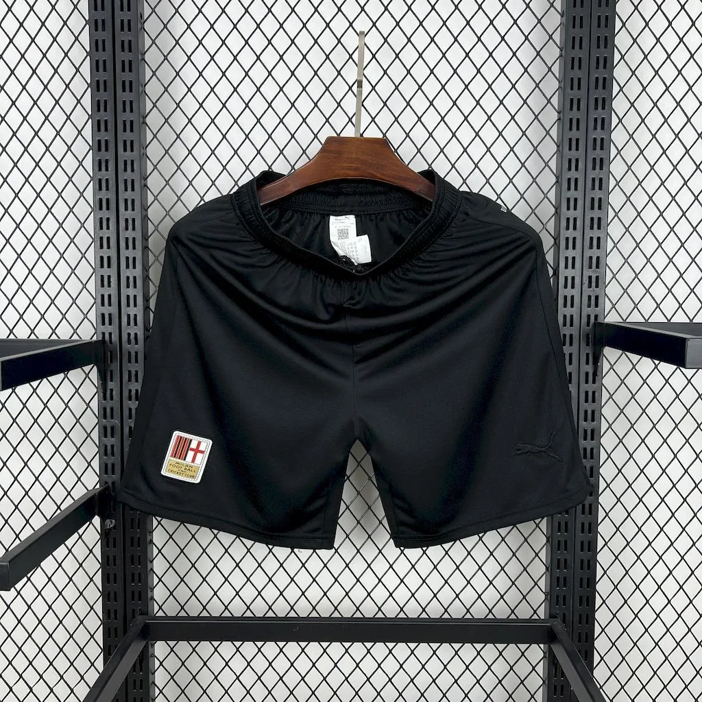 AC Milan 2024/25 125th Black goalkeeper Shorts, foto 1