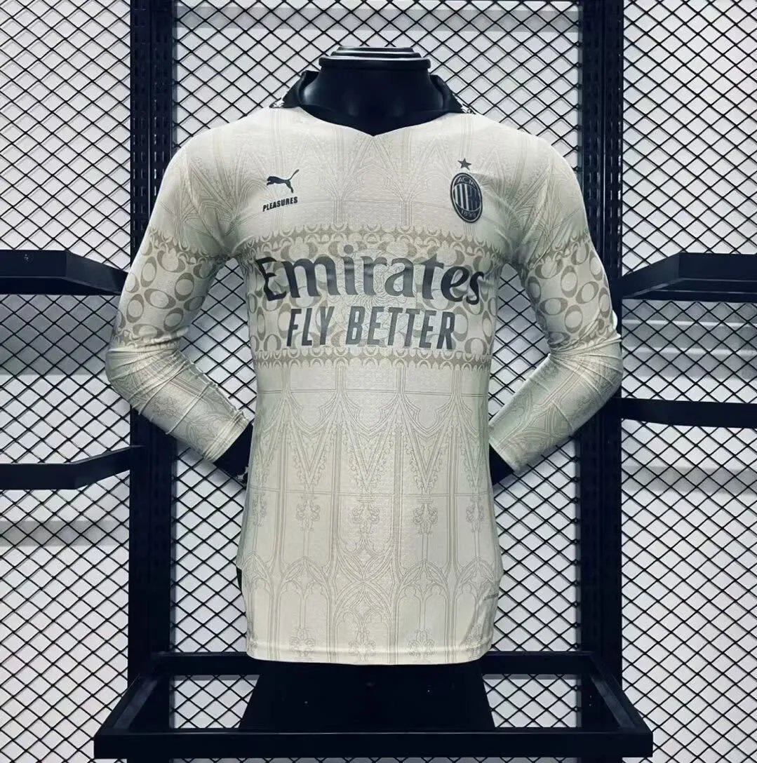 AC Milan 2024/25 Co-Branded Edition Long Sleeves Jersey Player Version, foto 1