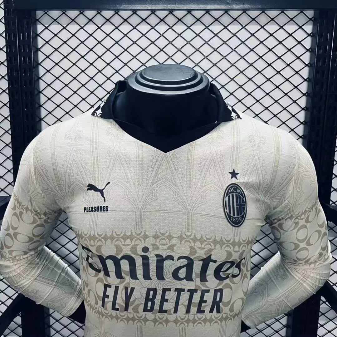 AC Milan 2024/25 Co-Branded Edition Long Sleeves Jersey Player Version, foto 3
