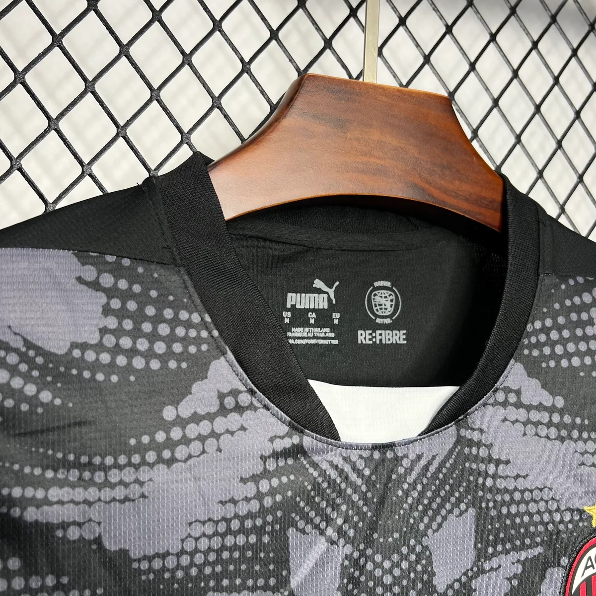 AC Milan 2024/25 Goalkeeper Jersey Black, foto 2