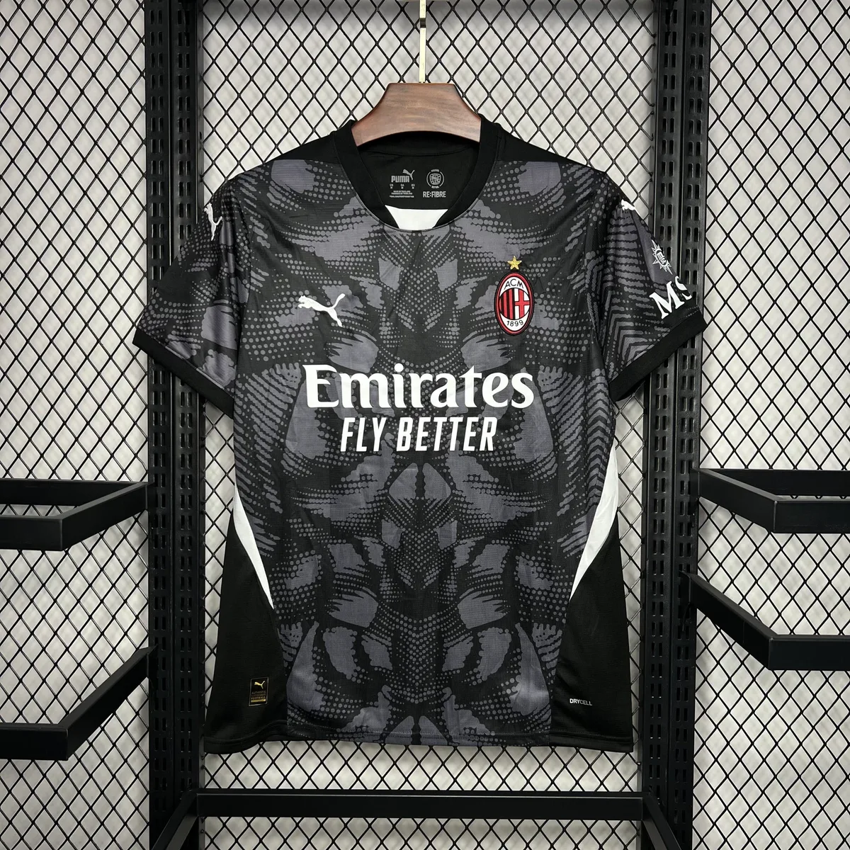 AC Milan 2024/25 Goalkeeper Jersey Black, foto 4