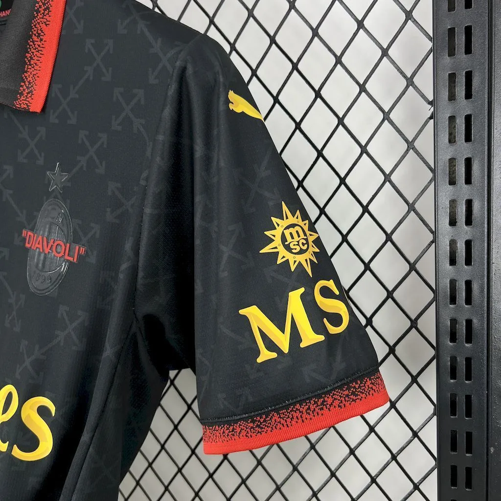 AC Milan 2025/26 Co-Branded Edition Jersey S-XXXXL, foto 3
