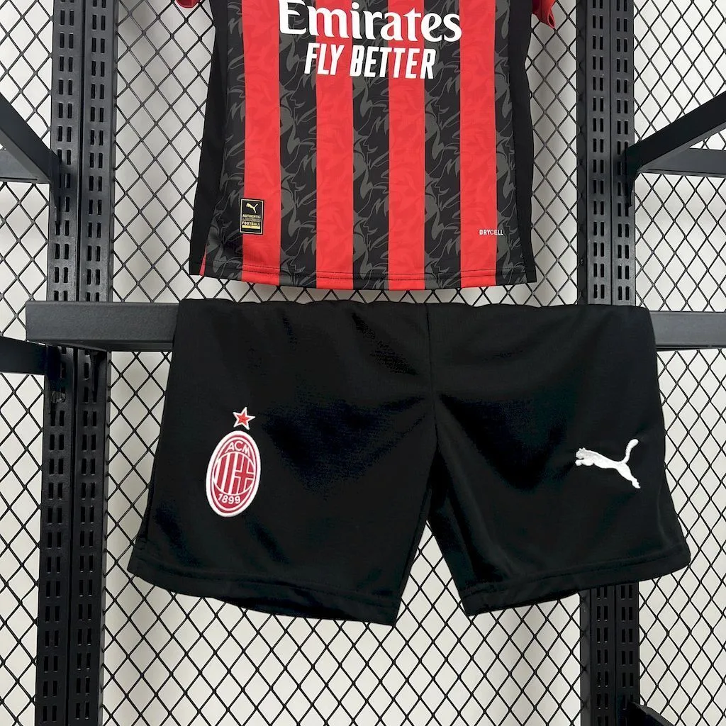 AC Milan 2025/26 Home Kids Kit, foto 4