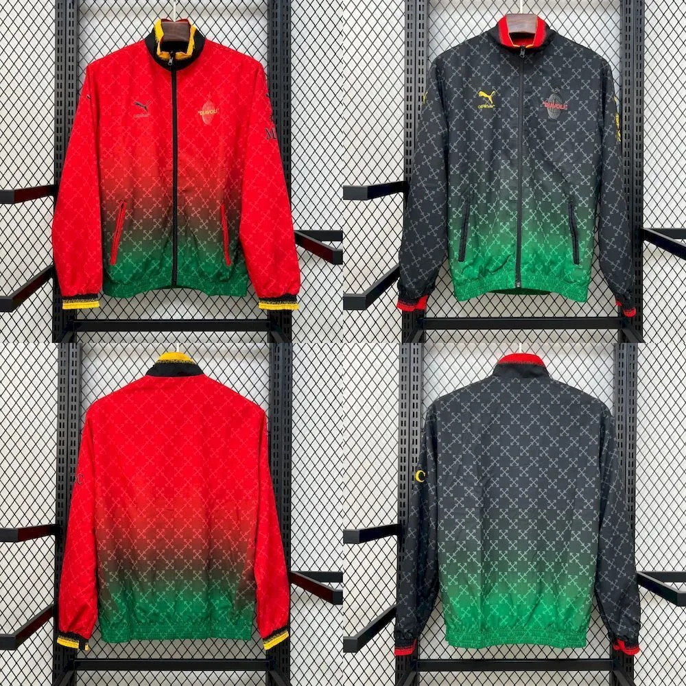 AC Milan 2025 Double-Sided Windbreaker, foto 1