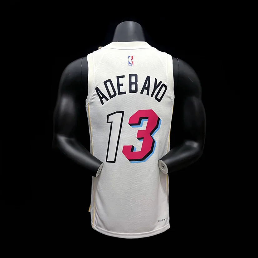 ADEBAYO#13 22/23 Miami Heating White City Version, foto 2