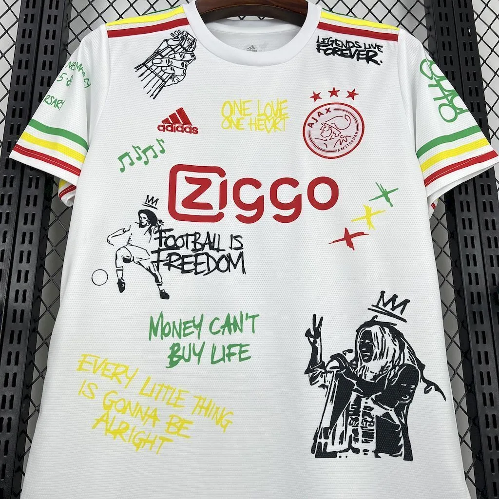Ajax 2025/26 Amsterdam Bob Marley 40th Jersey, foto 3