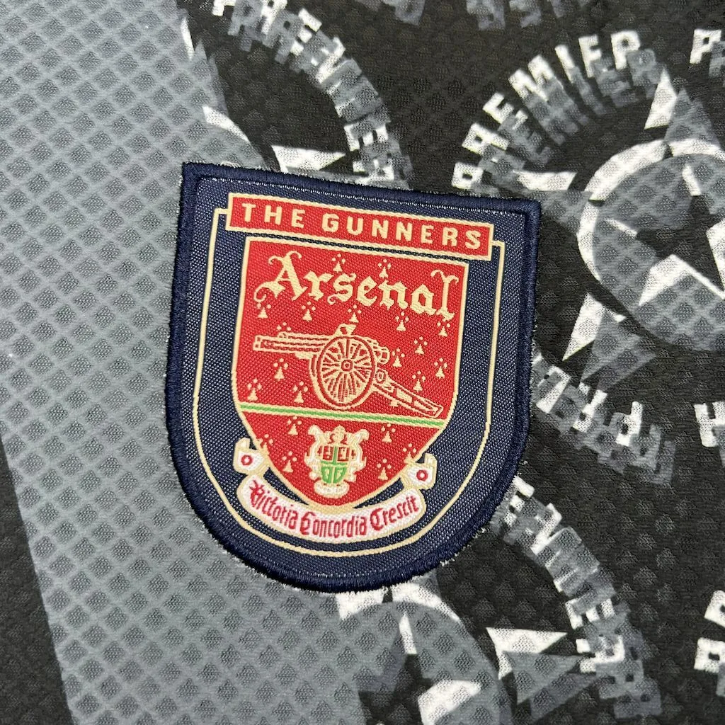 Arsenal 1994/95 Black goalkeeper Long Sleeve Retro Jersey, foto 5