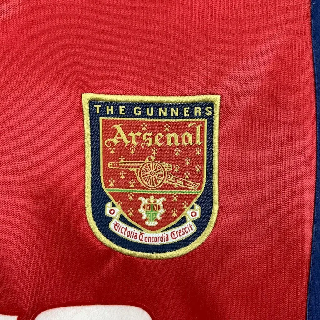 Arsenal 1998/99 Home Long Sleeves Retro Jersey, foto 3